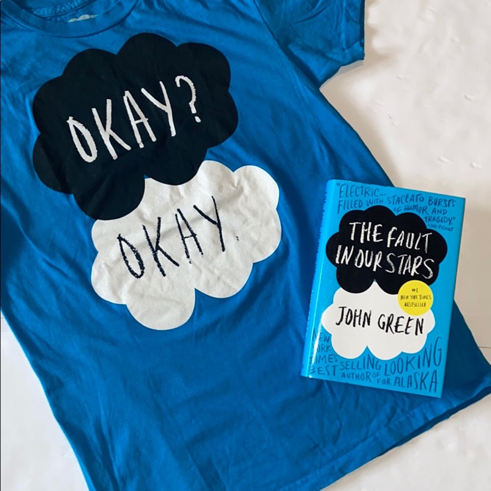 The Fault in Our Stars T-Shirt and Book Bundle
